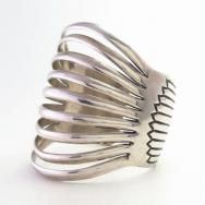 【Johnny Mike Begay】Split Band EX Wide Cuff Bracelet  c.1965～