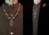 Joe H. Quintana Cochiti SilverBead Necklace w/Hi-Grade #8 TQ