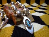 Joe H. Quintana Cochiti SilverBead Necklace w/Hi-Grade #8 TQ