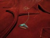 Vintage Triangle Fob Necklace w/Bisbee TQ  c.1940