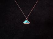 Vintage Triangle Fob Necklace w/Bisbee TQ  c.1940