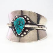 【Joe H. Quintana】 Cochiti Vtg Double Flare Wide Cuff c.1960～