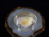 Vintage Zuni 5 Row Rect. Gem Turquois Cuff in Silver c.1945～