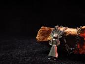 Vintage Silver Small Indian Fob Necklace  c.1940