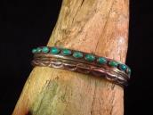 Vintage Zuni or Navajo Ingot Silver Cuff w/11TQ