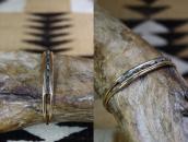 OLD Zuni 14K Gold & NeedlePoint Turquoise Cuff c.1975～ ➁