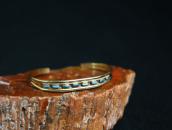 OLD Zuni 14K Gold & NeedlePoint Turquoise Cuff c.1975～ ➁