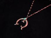 Vintage Silver Bead Necklace w/Cast Naja  c.1960～