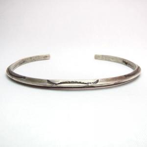 Antique Stamped Narrow Triangle Wire Cuff  c.1920～