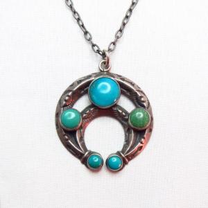 Antique Naja Fob Necklace 【Fred Harvey】  c.1930
