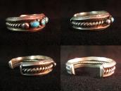 Vintage Cuff with Five Lone Mount Turquoise c.1950