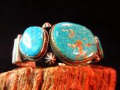 OLDPAWN Cuff with Kingman Turquoise  c.1980