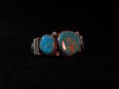 OLDPAWN Cuff with Kingman Turquoise  c.1980