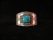 Antique Thunderbird stamped Wide Cuff  c.1930