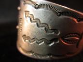 Antique Thunderbird stamped Wide Cuff  c.1930