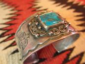 Antique Thunderbird stamped Wide Cuff  c.1930