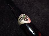 Vintage Cross Shape Shadowbox Silver Ring  c.1940～