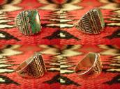 Vintage Square Turquoise Ring Bell c.1950～