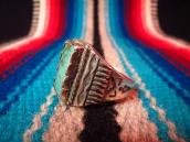 Vintage Square Turquoise Ring Bell c.1950～