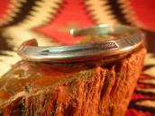 Antique Arrow Stamped INGOT Triangle Cuff  c.1920