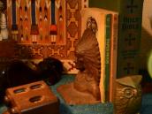 Antique Indian Chief Cast Iron Bookends 1910～