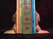 Antique Indian Chief Cast Iron Bookends 1910～