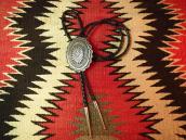 Vintage Stamped Silver Concho Bolo  c.1970～