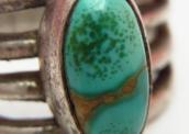 Vintage Cast Split Ring with Turquoise  c.1950～