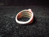 Vintage Cast Split Ring with Turquoise  c.1950～