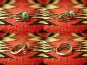 Vintage Cast Split Ring with Turquoise  c.1950～