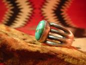 Vintage Cast Split Ring with Turquoise  c.1950～