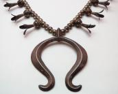 Squash Blossom Necklace with Naja  c.1940