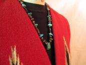 Vintage Silver&Turquoise Bead Necklace  c.1950