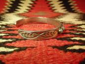 Antique Zuni Ingot Silver Cuff with 11Stone c.1930