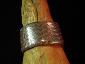 Thomas Curtis Heavy Silver Wide Cuff