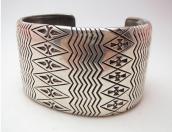Thomas Curtis Heavy Silver Wide Cuff