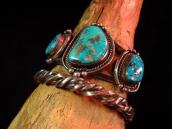 Vintage Twisted Silver 5Wire Cuff Brecelet c.1940～