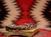 Vintage Twisted Silver 5Wire Cuff Brecelet c.1940～