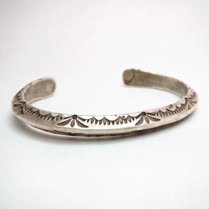 OLDPAWN Stamped TriangleWire Cuff Bracelet c.1970～
