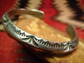 OLDPAWN Stamped TriangleWire Cuff Bracelet c.1970～