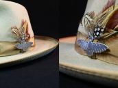 Antique Stamped "Coin Silver" Thunderbird Shaped Pin c.1930～