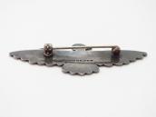 Antique Stamped "Coin Silver" Thunderbird Shaped Pin c.1930～