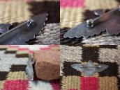 Antique Stamped "Coin Silver" Thunderbird Shaped Pin c.1930～
