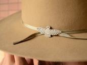Antique Stamped "Coin Silver" Thunderbird Shaped Pin c.1930～