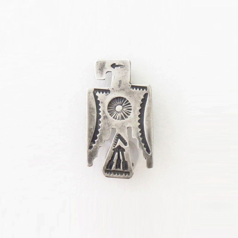 Atq Navajo Small T-bird or Eagle Shaped Silver Pin  c.1920～