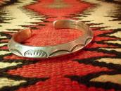 Antique Stamped INGOT Triangle Wire Cuff  c.1940