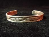 Antique Ingot Silver Cuff Bracelet  c.1890～