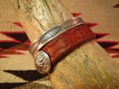 Antique Ingot Silver Cuff Bracelet  c.1890～