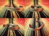 Antique Ingot Silver Cuff Bracelet  c.1890～