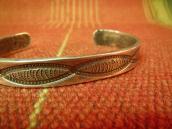 Antique Ingot Silver Cuff Bracelet  c.1890～